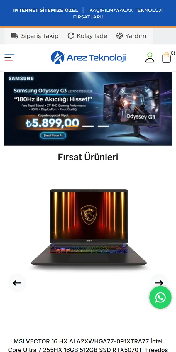 Mobil görünüm