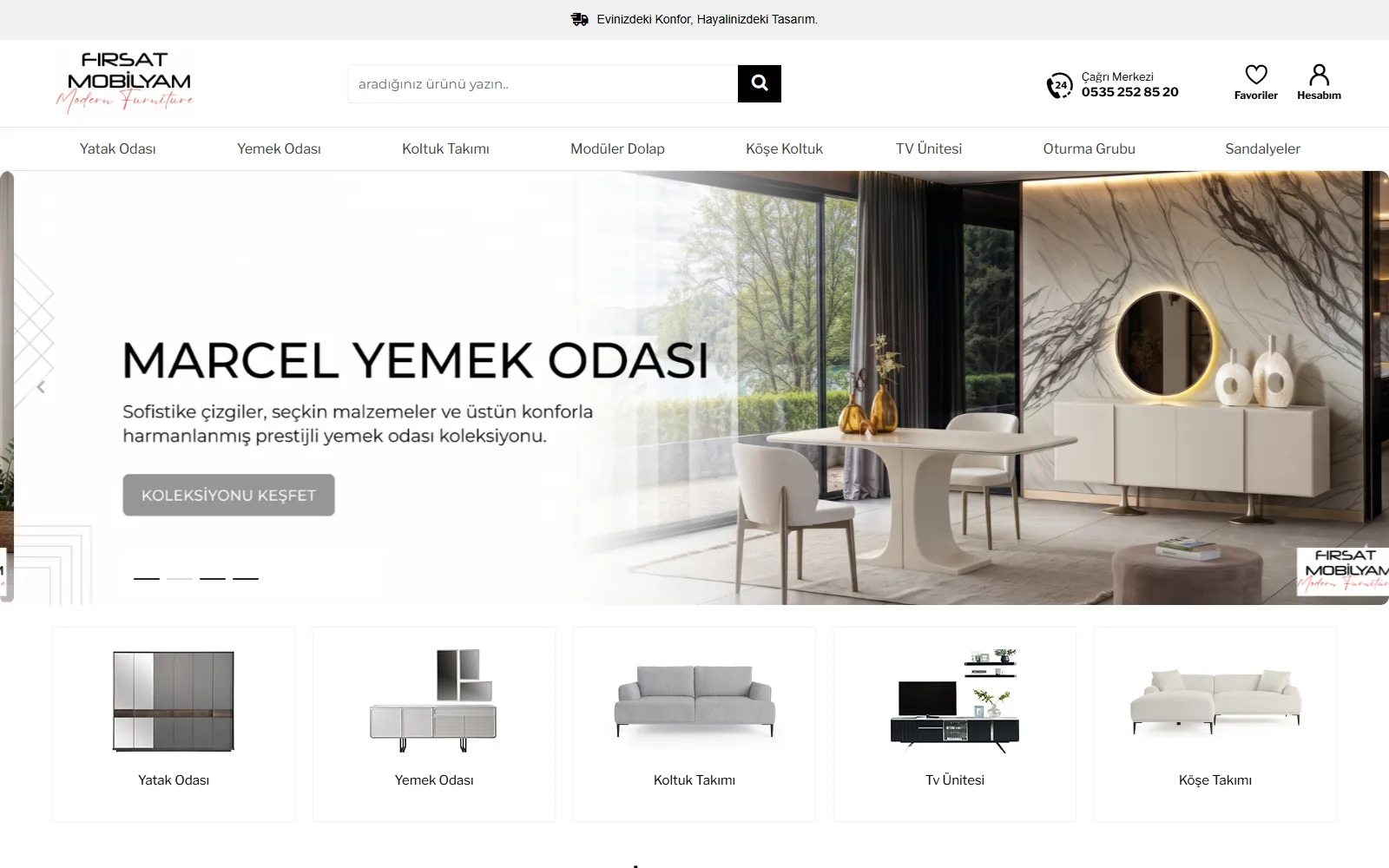 Fırsat Mobilyam E-Ticaret Sitesi